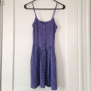 Blue and white heart sundress